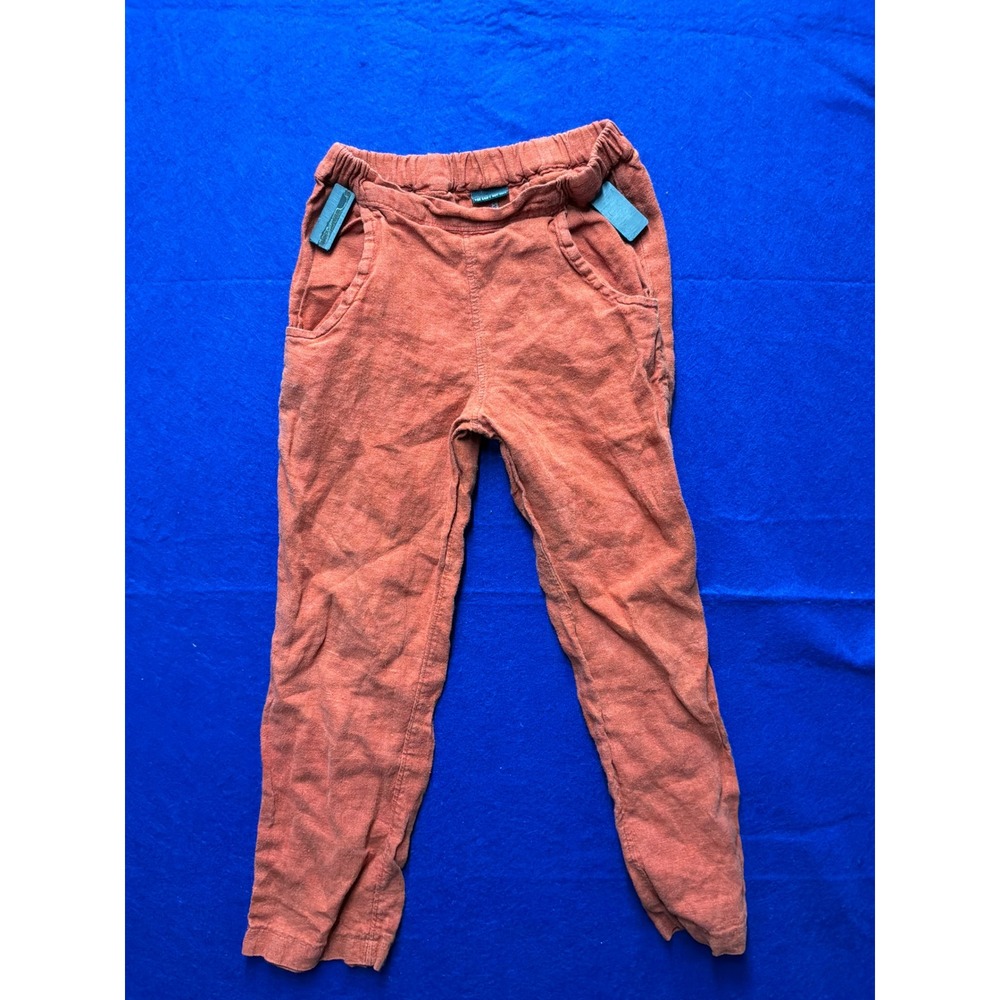 Lagenlook Kids You Can't Buy This Linen Tapered Pants S Burnt Orange